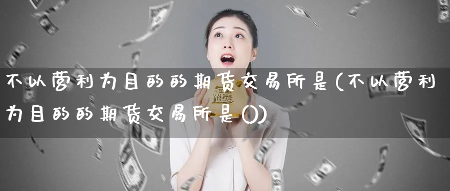 不以营利为目的的期货交易所是(不以营利为目的的期货交易所是())_https://www.tian1ad.com_期货学院_第1张