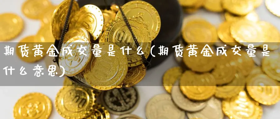 期货黄金成交量是什么(期货黄金成交量是什么意思)_https://www.tian1ad.com_铜期货_第1张