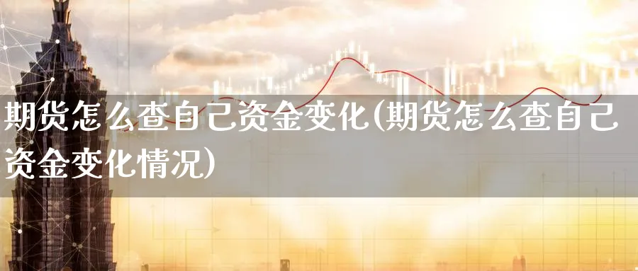 期货怎么查自己资金变化(期货怎么查自己资金变化情况)_https://www.tian1ad.com_铜期货_第1张