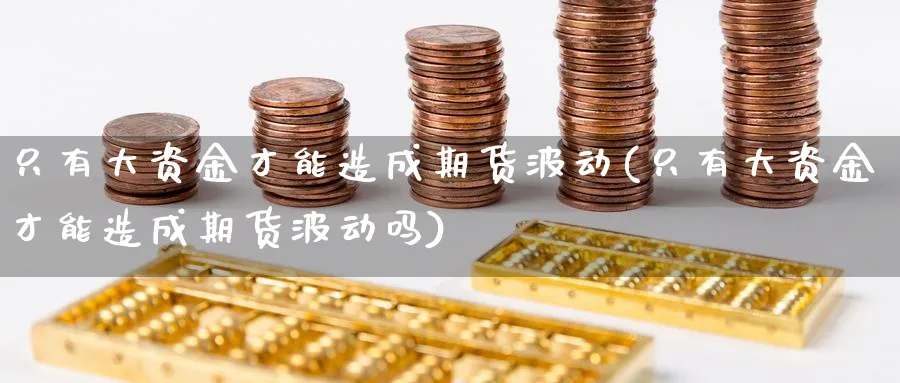 只有大资金才能造成期货波动(只有大资金才能造成期货波动吗)_https://www.tian1ad.com_铜期货_第1张