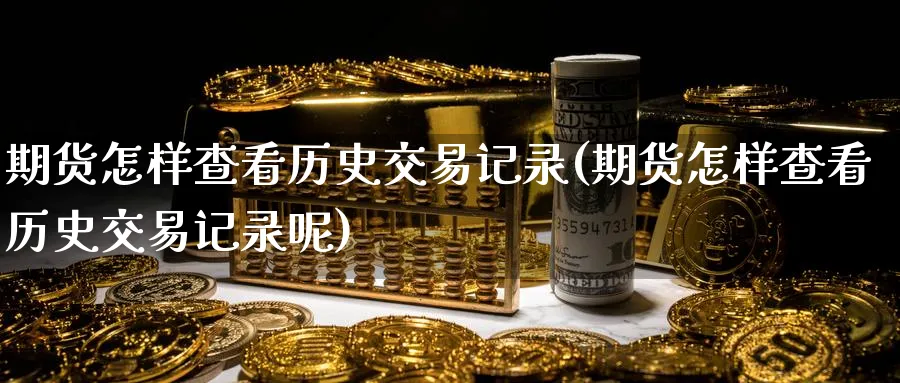 期货怎样查看历史交易记录(期货怎样查看历史交易记录呢)_https://www.tian1ad.com_黄金期货_第1张