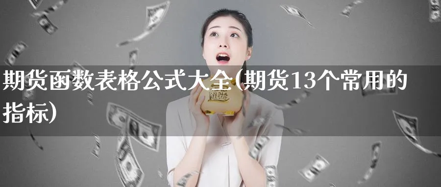 期货函数表格公式大全(期货13个常用的指标)_https://www.tian1ad.com_期货学院_第1张