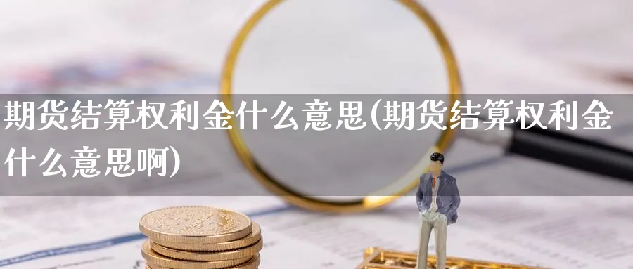 期货结算权利金什么意思(期货结算权利金什么意思啊)_https://www.tian1ad.com_期货学院_第1张