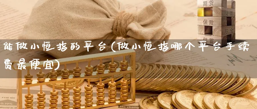 能做小恒指的平台(做小恒指哪个平台手续费最便宜)_https://www.tian1ad.com_黄金直播室_第1张