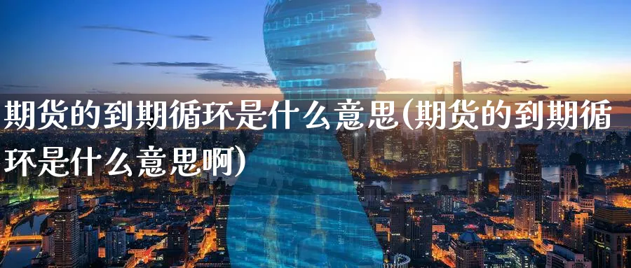 期货的到期循环是什么意思(期货的到期循环是什么意思啊)_https://www.tian1ad.com_黄金直播室_第1张