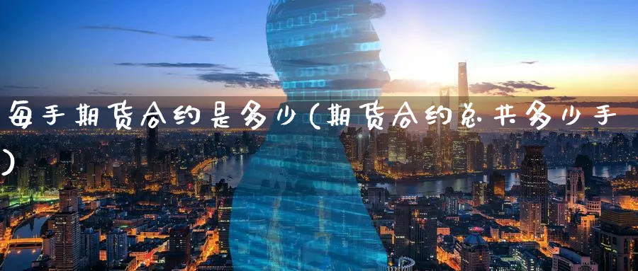 每手期货合约是多少(期货合约总共多少手)_https://www.tian1ad.com_期货学院_第1张