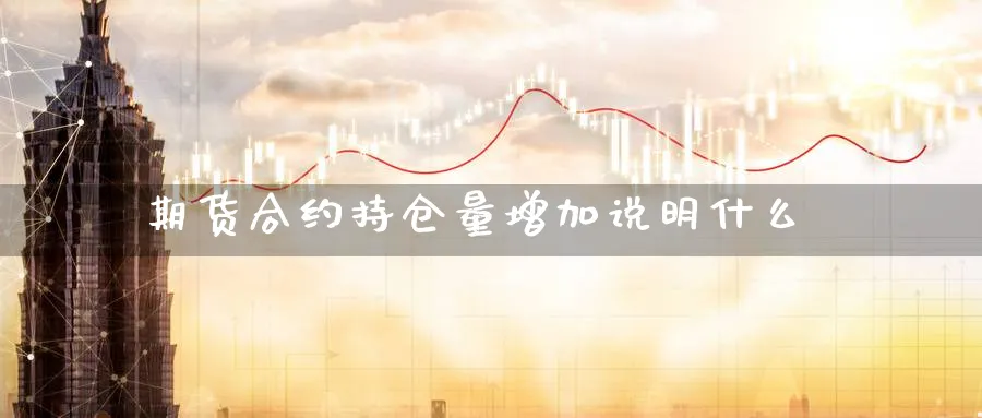 期货合约持仓量增加说明什么_https://www.tian1ad.com_黄金期货_第1张