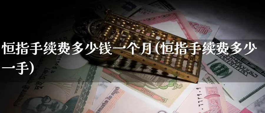 恒指手续费多少钱一个月(恒指手续费多少一手)_https://www.tian1ad.com_期货学院_第1张