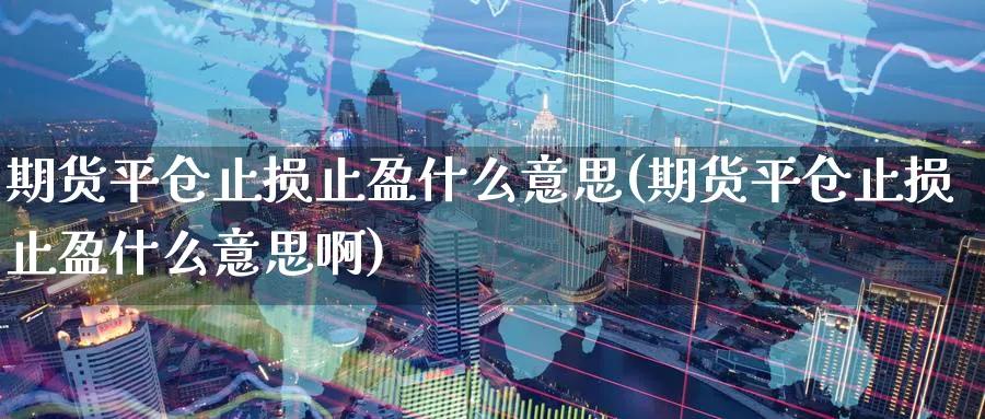 期货平仓止损止盈什么意思(期货平仓止损止盈什么意思啊)_https://www.tian1ad.com_期货学院_第1张