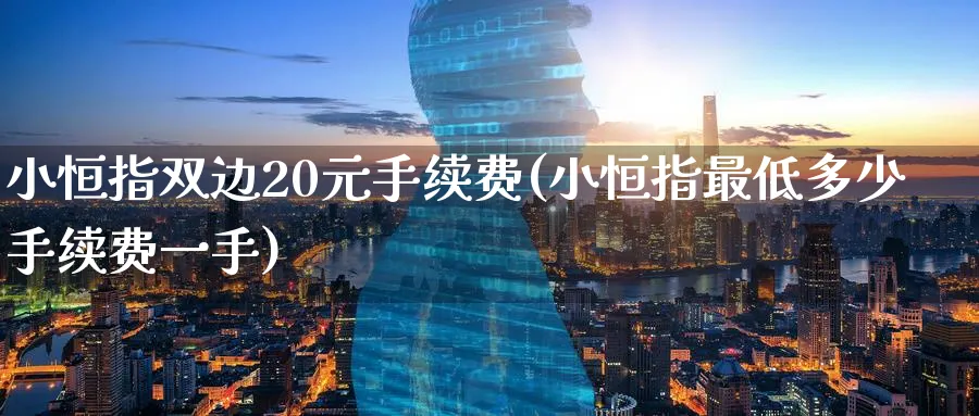 小恒指双边20元手续费(小恒指最低多少手续费一手)_https://www.tian1ad.com_黄金期货_第1张