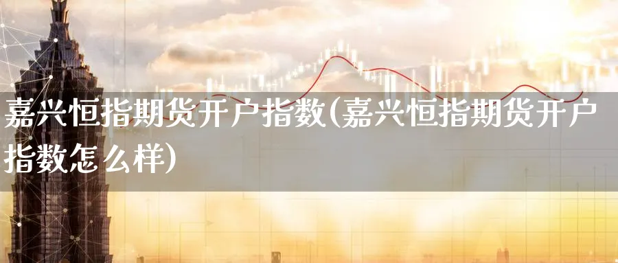 嘉兴恒指期货开户指数(嘉兴恒指期货开户指数怎么样)_https://www.tian1ad.com_黄金直播室_第1张