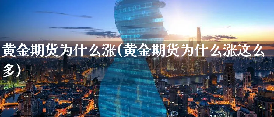 黄金期货为什么涨(黄金期货为什么涨这么多)_https://www.tian1ad.com_黄金期货_第1张