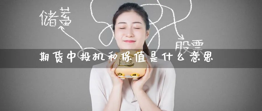 期货中投机和保值是什么意思_https://www.tian1ad.com_期货学院_第1张