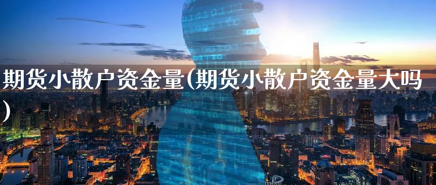 期货小散户资金量(期货小散户资金量大吗)_https://www.tian1ad.com_铜期货_第1张