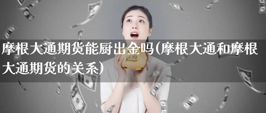 摩根大通期货能厨出金吗(摩根大通和摩根大通期货的关系)_https://www.tian1ad.com_黄金直播室_第1张