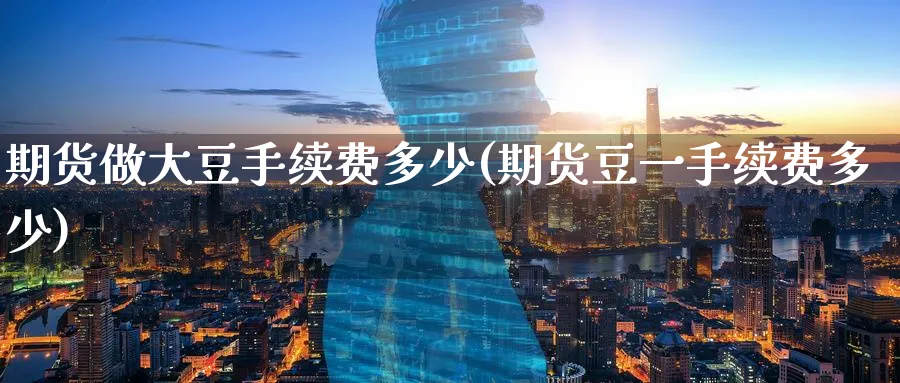 期货做大豆手续费多少(期货豆一手续费多少)_https://www.tian1ad.com_黄金期货_第1张