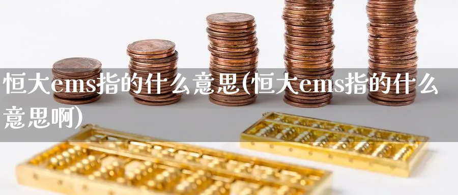 恒大ems指的什么意思(恒大ems指的什么意思啊)_https://www.tian1ad.com_黄金直播室_第1张