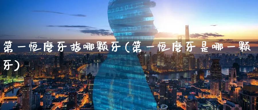 第一恒磨牙指哪颗牙(第一恒磨牙是哪一颗牙)_https://www.tian1ad.com_黄金期货_第1张